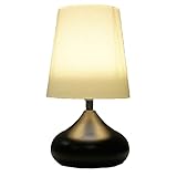 Design simple et élégant - La comparaison des tailles de la lampe de chevet tactile est indiquée dans la section image. Les petites lampes de chevet touchées prennent moins de place et sont parfaites pour ajouter plus de beauté aux petites tables de chevet et bureaux.