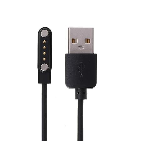 Charger Cable Compatible for Firebolt Smart Watch Invincible Plus/Talk/Talk Pro/Thunder/360 Pro/Visionary/Invincible/Invincible Plus/Diamond/Infinity/Infinity Only 4 Pin Smart Watch-image-5