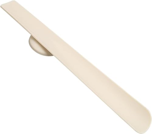 YISHUOYZBS Shoehorn Magnetic Design Portable Shoe Lifter, Convenient Household Shoe Spoon, Short Handle Travel Compact Shoe Helper-Off White