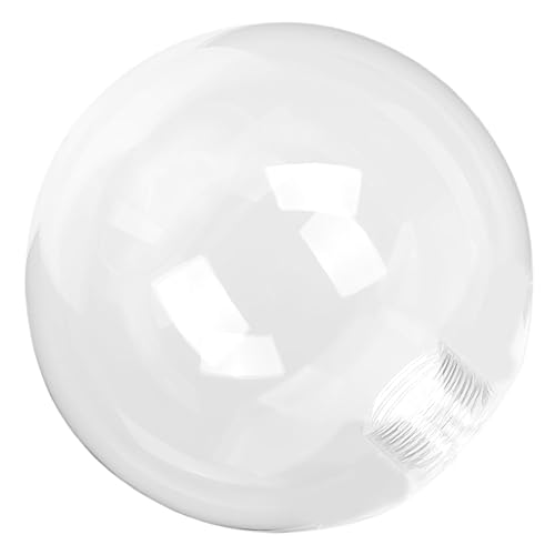 Dulcicasa ガラスグローブランプカバー 電球シェード交換用 ? 光を柔らかく拡散 シンプルデザインでペンダントライトに適した装飾アイテム