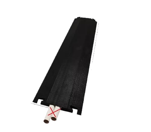 Câble écrasé résolu avec cette rampe protection PVC à rainure