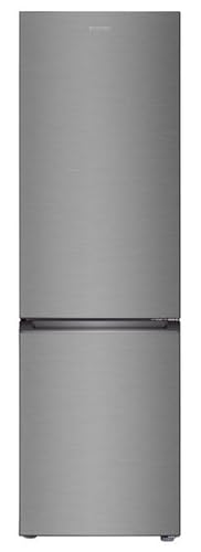 INFINITON Frigorifico Combi FGC-A185I, 255 Litros, 180 cm de Altura, Defrost, Led Interior, Regulación en Altura, Puerta reversible, Ancho Especial de 55 cm, E, Inox