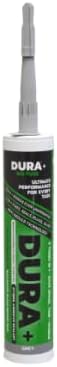 DURA+ All-In-One Hybrid Polymer Adhesive and Sealant: Waterproof, Extreme High Bond Strength, Replaces Silicone, Long-Lasting & Anti-Mould, Superior For Sanitaryware (290ml - Grey)