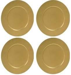 Hobby Lobby Round Glitter Plate Charger-Set of 4