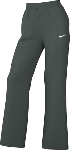 Nike Sportswear Phoenix Fleece Women's High-Waisted Wide-Leg Sweatpants (DQ5615-338, Vintage Green/Sail) Size X-Small