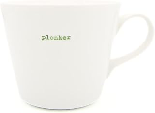 Keith Brymer Jones Taza de cubo de 350 ml, color blanco