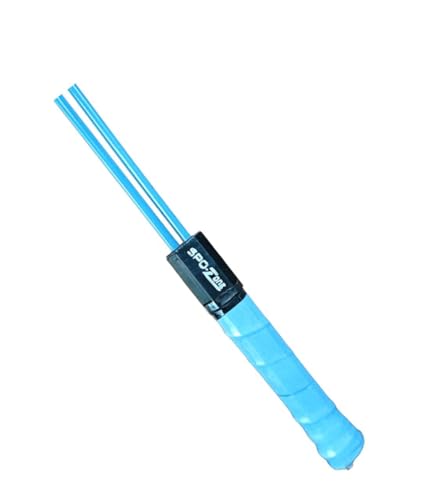 Image of Double Shaft Badminton-Racket, Set of 2 Combo Kit with 2 Pieces Plastic Shuttlecocks