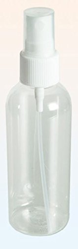 Concept4u Plastic Spray Bottle 100Ml Convenient Clear Empty Perfume Atomizer Travel Size Refillable
