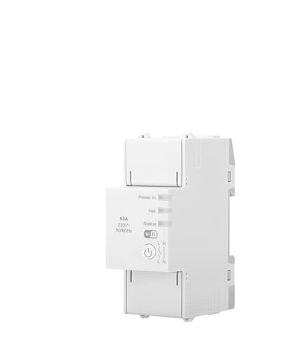 Relé de sistema solar Relé 63A controla medidor de corriente y energía ajustable 2P inalámbrico EKA3