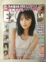EX大衆 2020年4月号 乃木坂46 遠藤さくら クリアファイル&4期生ミニフォトブック付録 AKB48山内瑞葵,SKE48菅原茉椰