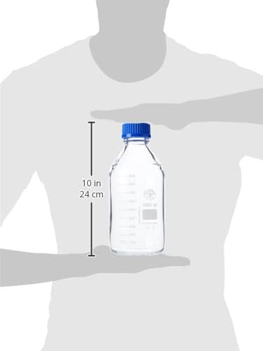 1000ML BOROSILICATE GLASS LABORATORY REAGENT BOTTLE SIMAX/VWR (DURAN PYREX EQUIVALENT)