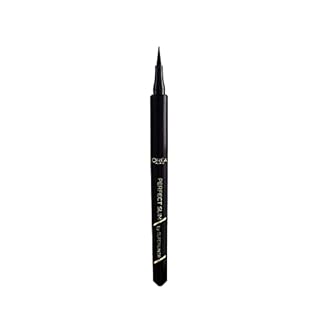 L’Oréal Paris - Eyeliner Waterproof Haute Précision - Tracé Ultra-Fin - Couleur Intense Longue Tenue - Super Liner Perfect Slim - Couleur : Noir Intense