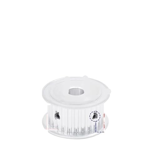 Poulie S3M 20 dents alu anti-jeu mécanique axe 10mm avec clavette 4mm