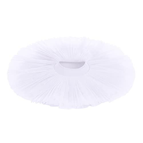 Tutu de ballet avec 7 couches de tulle rigide pancake et pinces à cheveux pour performance - 2
