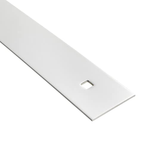 Image of RoadPro W-001CD Chrome 24 inch Studded Mud Flap Top Plate