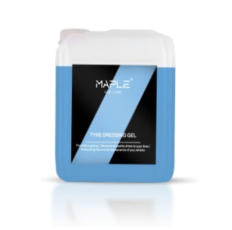 Maple Car Care Tyre Polish for Instant Shine Tyres (5 LTR Pack Gel) | Tyre Polish | Tyre Cleaner & Restorer | Tyre Scuff Marks Remover(Gel)