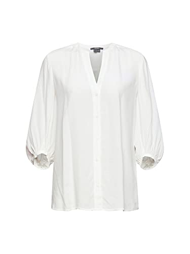 ESPRIT 042eo1f320 Camicia da Donna, 110/Bianco