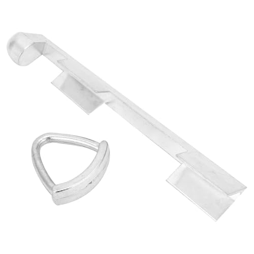 Agatige Set di Morsetti per Punte di Stecca, Morsetto per Stecche da Biliardo in Alluminio Resistente Strumento per la Forma della Punta della Stecca da Biliardo