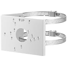 eufy Pole Mount Bracket T870C, Metal Outdoor Adapter for All eufy PoE Cameras, Select Wi-Fi Outdoor Cameras, Expands Surveillance Coverage, Easy Installation