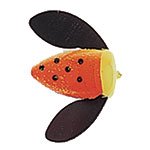 Wordens Spin-N-Glo Winged Drift Bobbers - Size 8-12 Pack - Made in U.S.A. (Glitter Fire Tiger (Black Wings) #SNG070GFRTB12)
