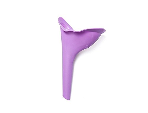 Fulla2116 Portable en silicone Réutilisable Lady Toilettes urine appareil Entonnoir (Violet)
