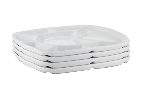 MÄSER Fondueteller Set Porzellan -