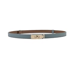 Light Blue Gold Buckle