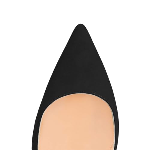 Pazzion Women Classic Closed Pointed Toe Super High Heel Pumps Fashion Slip On Stiletto Heeled Shoes for Casual Outdoor Outfit Size 4-16 US3