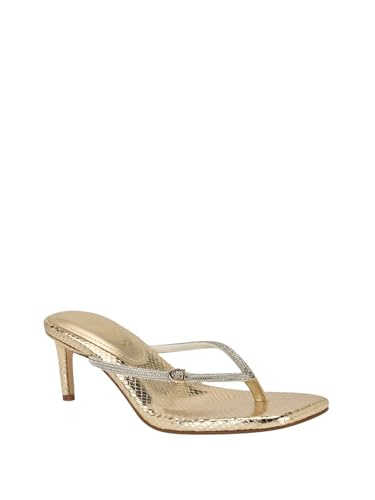 Guess Women's Mayan Heeled Sandal, Gold 788, 5