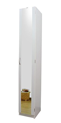 家具工場直販 ミラー付 スリム シューズボックス 下駄箱 ハイタイプ 幅29cm 日本製 (ホワイト 単色)