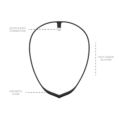 Upright Magnetic Necklace (Necklace Only) for GO S and GO 2 Posture Corrector Trainer (Black)