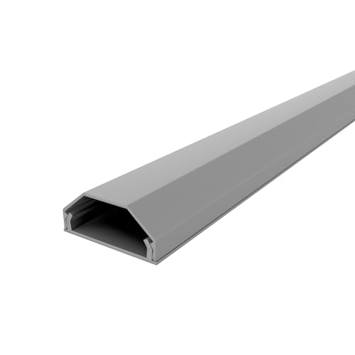 Maclean Aluminium Kabelkanal 750mm - Halbrundprofil Für HDMI Audio LAN