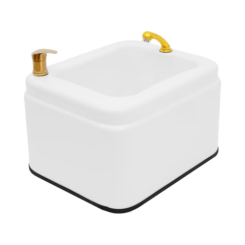 Tina de baño para pies acrílica con ducha y masajes