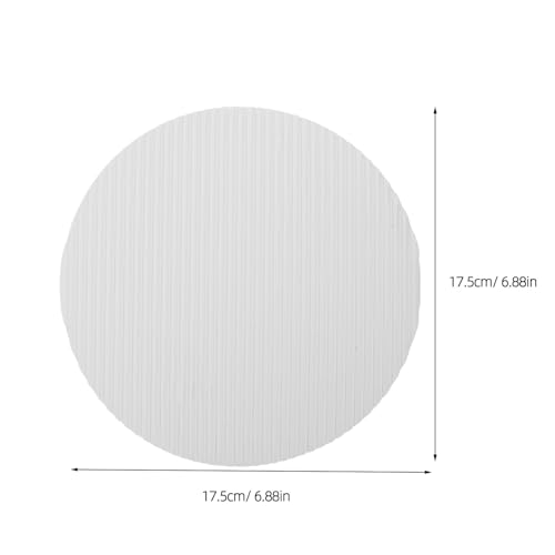 Papier sulfurisé alimentaire blanc empêche la graisse boîte pizza et friture 18 cm - 3