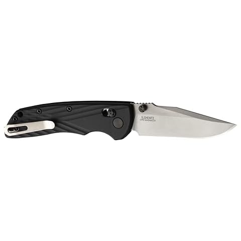 Hogue Deka ABLE Lock Folding Knife 3.25" CPM-MagnaCut Stonewashed Clip Point Blade, Black Polymer Handles, AXIS/Crossbar Lock - 24379 Cover