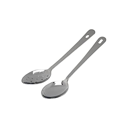 Genware 300014 Edelstahl Servierlöffel 35,6 cm