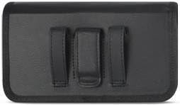 Miniatura 3 de Compatible con Samsung Note 9/8, S10/S9/S8 Plus XXL Funda de cuero con clip para cinturón (se adapta al teléfono con sistema Otter Box, defensor,