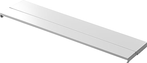 山崎実業(Yamazaki) 奥行 伸縮 排気口カバー 75cm コンロ用 ホワイト 約W79×D10〜16.5×H3.7cm タワー tower コンロ奥ラック ちょい置き 分解して洗える 4564