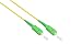 Produktbild Good Connections OS2 LWL Kabel - Simplex - Stecker SC (APC) an SC (APC) - Singlemode 9/125 - Lichtwellen-Leiter, Glasfaser-Kabel, Patchkabel für FTTH/FTTB/FTTx - 0,5 m / 50 cm