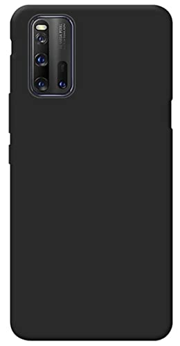 Image of Mobile Back Cover Case for vivo iQOO 3 5G (Silicone Case|CameraProtection|Black SC1510)
