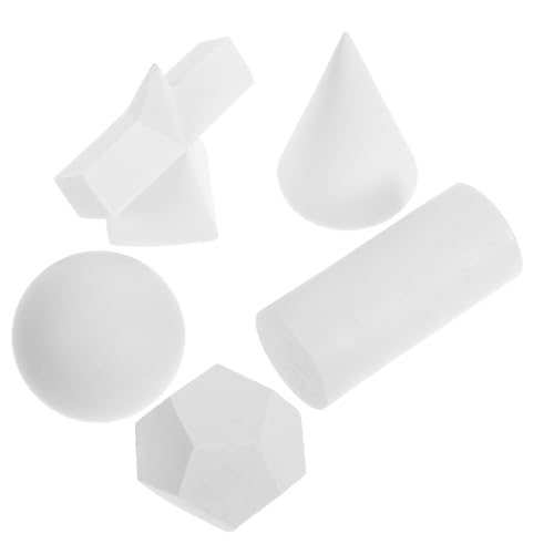 GANAZONO �������X�P�b�`������5pcs 3D�~�����f���Ƒ��ʑ̃W�I���g���͌^ �`����K�p���狳�� �I�t�B�X��w�Z�̐��}�c�[��