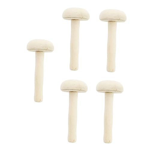 Veemoon Craft Printmaking Tools Pcs Mushroom Wood Roller Ink Rubbing Roller for Scrapbooking Crafting