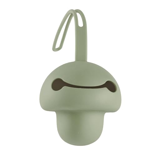 THERMOBABY - Range Tétine En Silicone - Boite Tetine Bebe - Boîte à Tétine En Silicone Pratique Pour Les Déplacements - Boite Rangement Tetine - Vert...