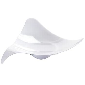 Blue Sky Mini-Ware Triangle Wave Dish, White - 12 Count