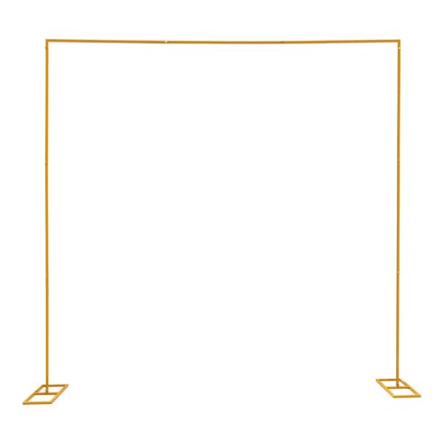 Wedding Arch Backdrop Stand Metal Square Flower Frame 9.8FT Garden Party Decor