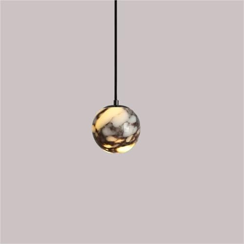 Suspension pierre naturelle G9 fil réglable pour sublimer un plafond bas