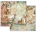 Stamperia Double-sided Paper Pad 12"x12" 10/pkg-time Is An Illusion, 10