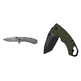 Kershaw Cryo 2.75' Knife and Shuffle II 2.6' Olive Knife Bundle