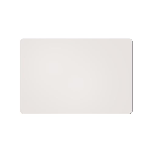 Food-Grade Silicone Placemats - Non-Slip, Waterproof Dining Mats, Stain Resistant, Heat Resistant Kitchen Counter Protector (White Gray, 1)