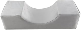 HOKY, Lash Pillow Neck Support Eyelash Pillow Soft Grafting Eyelashes Memory Foam Eyelash Extension Pillow With Pocket Makeup Salon (Dark Gray)